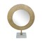 Kingston Living Hammered Mirror on Stand - 20.5" - Gold and Silver